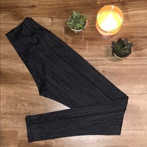 Buffbunny Jacquard Leggings - Iron - Small